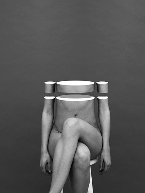 art 4 fun collage surrealism photography graphic art body nude artist Matthieu B…