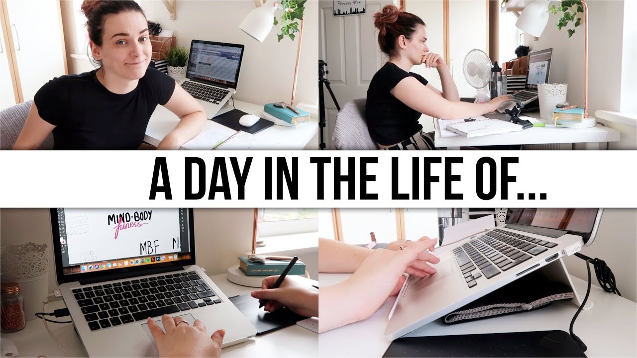 A DAY IN THE LIFE OF A… Graphic Designer & YouTuber | ohhitsonlyalice