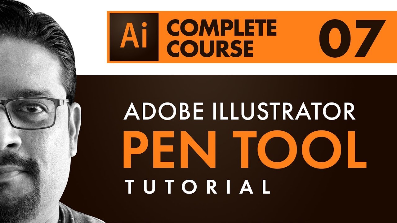 Adobe Illustrator CC 2018 Tutorial | Pen & Curvature Tool | Graphic Design In HIndi / Urdu
