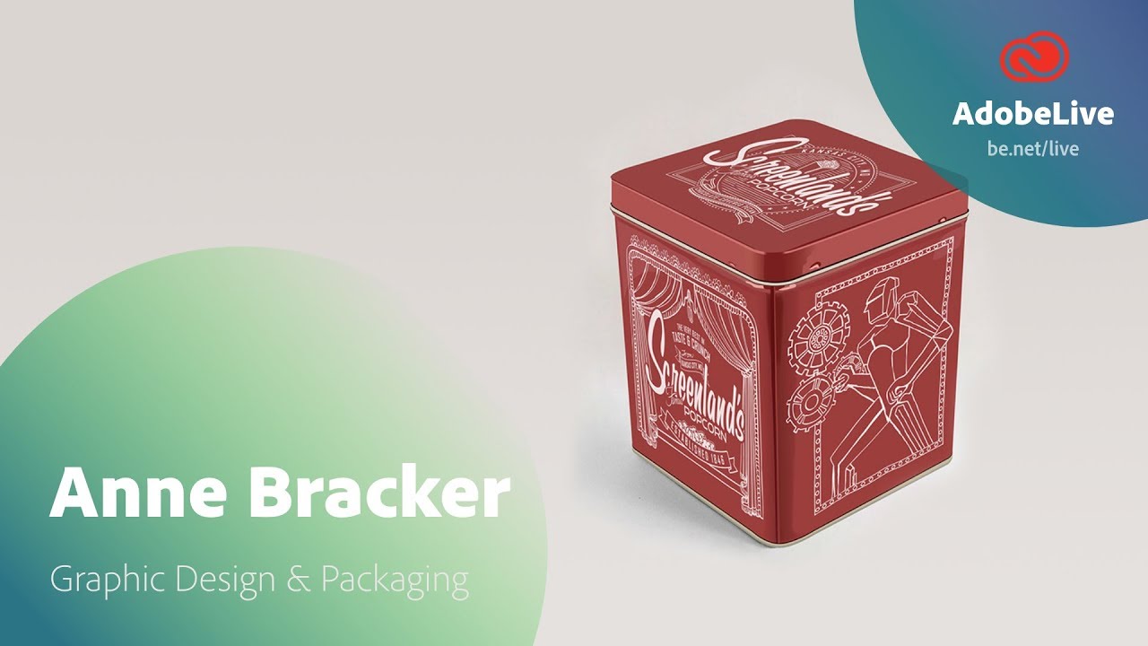 Live Graphic Design & Packaging with Anne Bracker 1/3