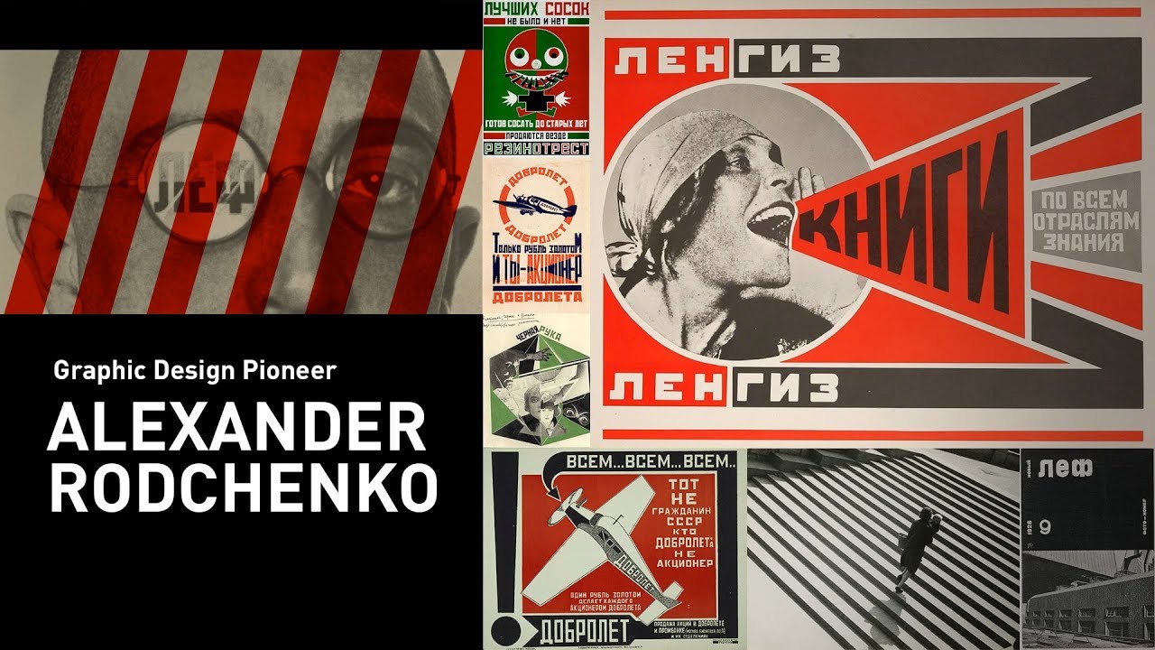 Graphic Design Pioneer—Alexander Rodchenko Russian Constructivist