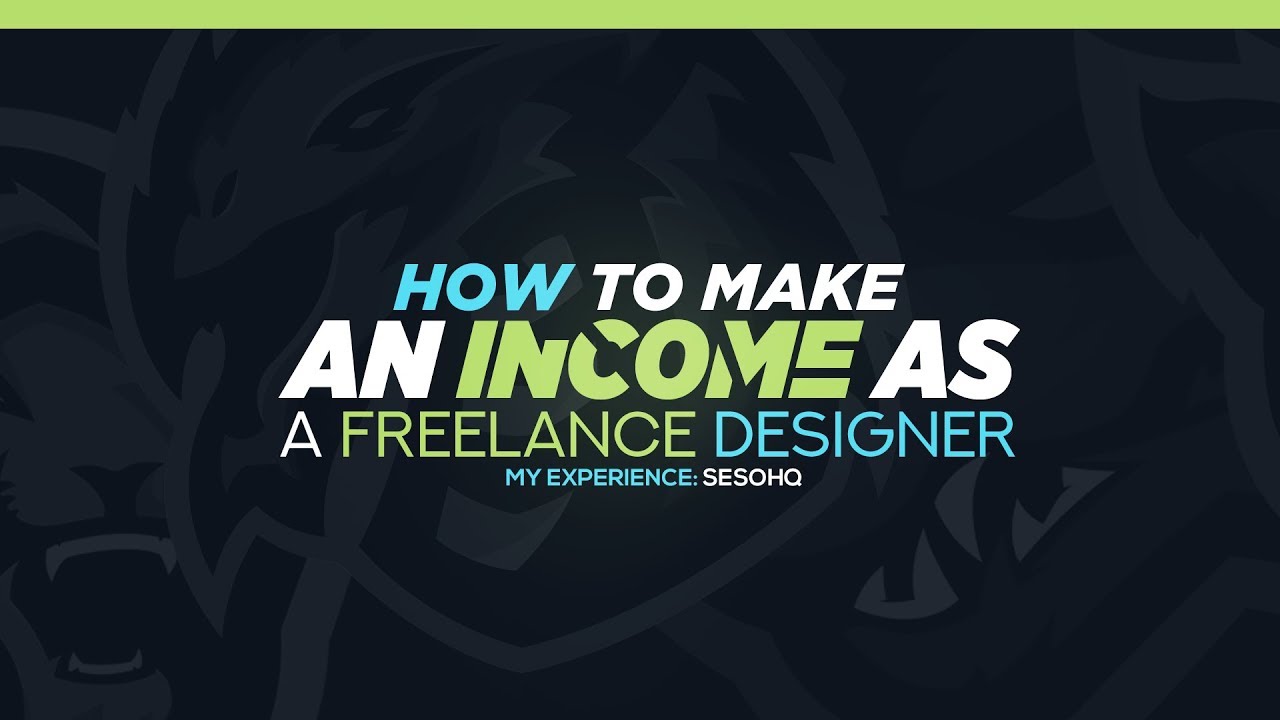 How to Make An Income as Freelance Graphic Designers