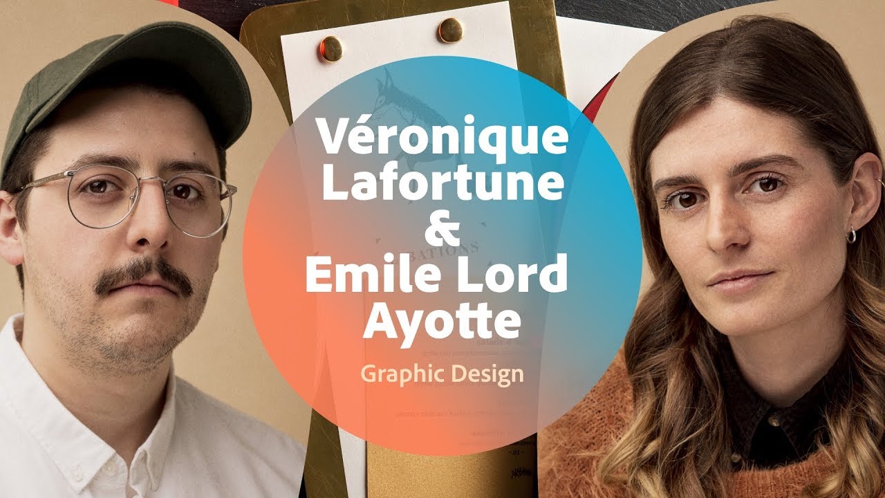 Live Graphic Design with Véronique Lafortune & Emile Lord Ayotte – 1 of 3