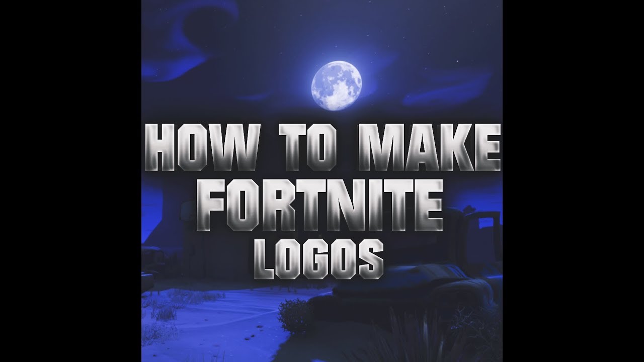 How to Make a Fortnite Logo |Graphic Design|