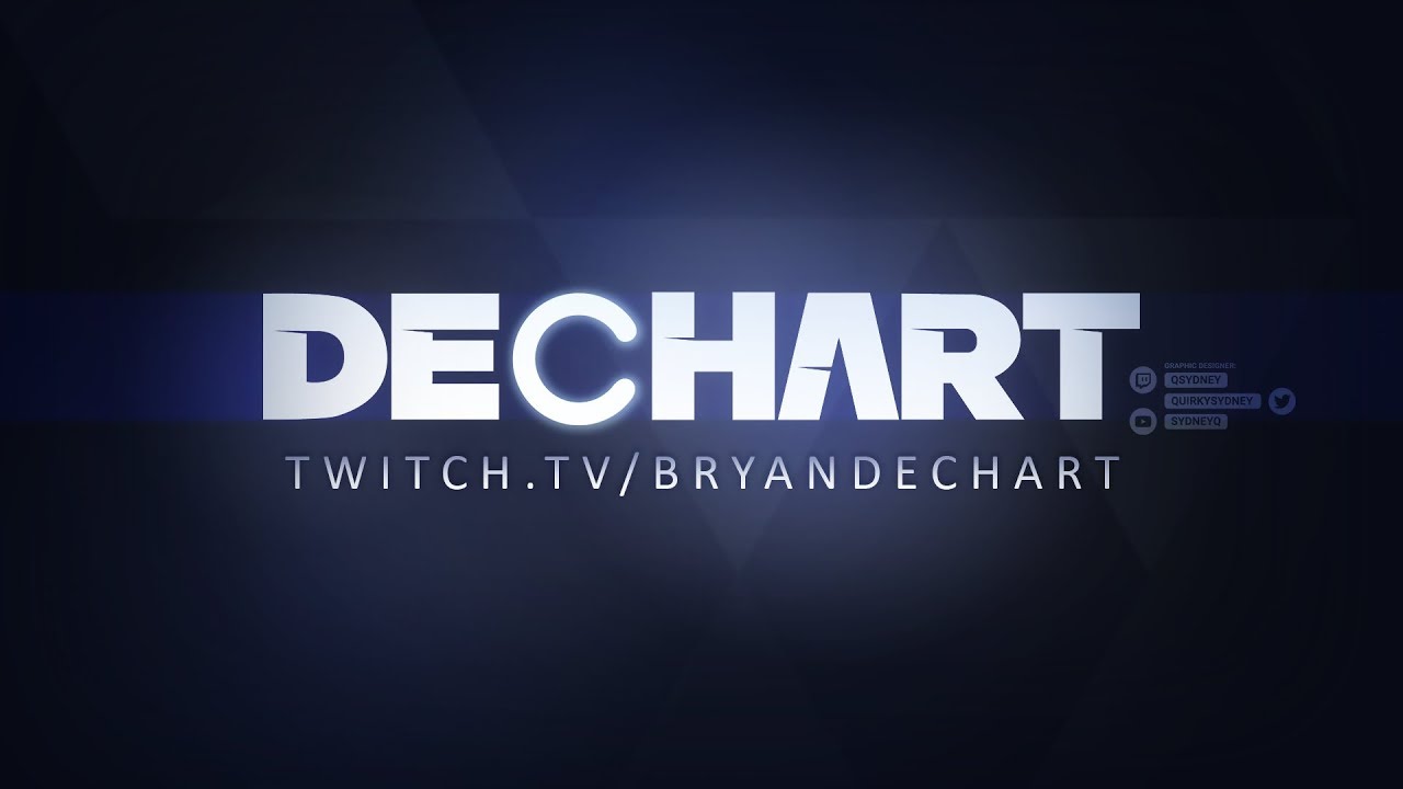 [TWITCH] BRYAN DECHART – DBH Logo Remake || GRAPHIC DESIGN FANART