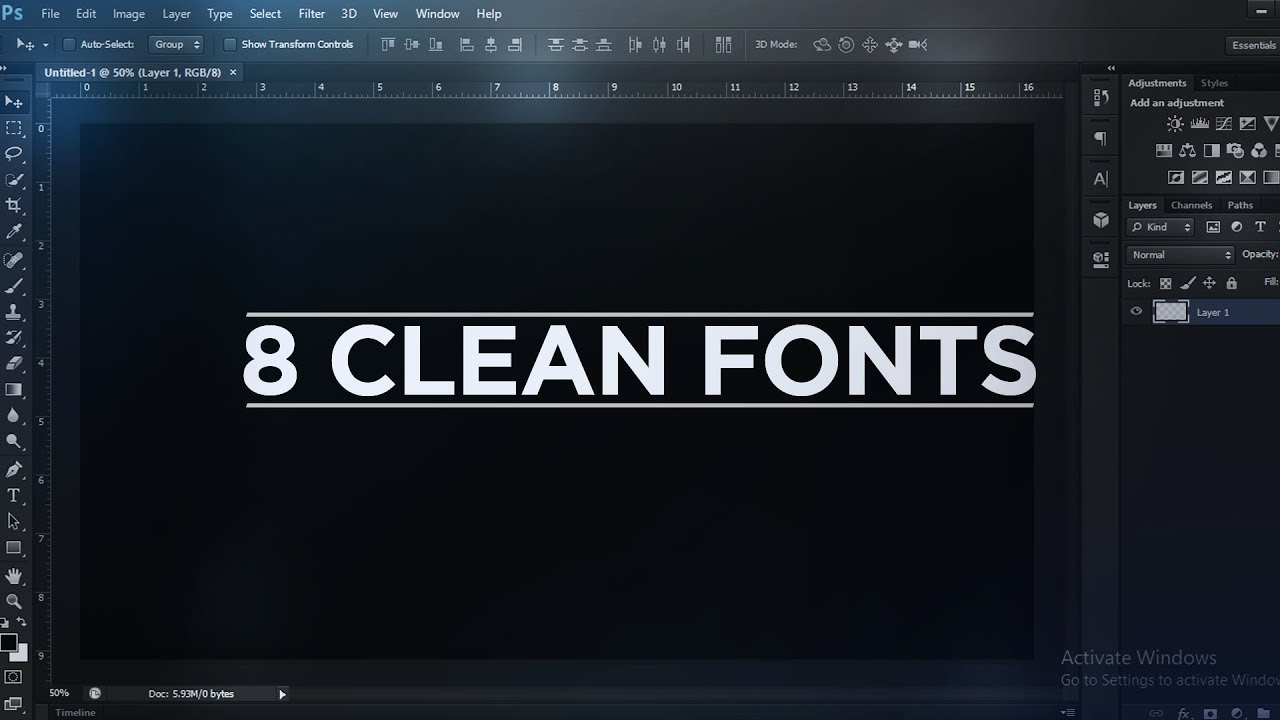 8 BEST CLEAN FONTS for Graphic Design (Thumbnails, Banners & More) (2018)