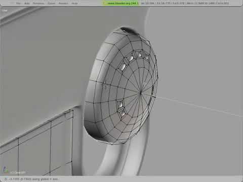 Graphic Design and 3D Modeling. Tutorial Blender Part 1 / Creature Factory 1 Head  Body