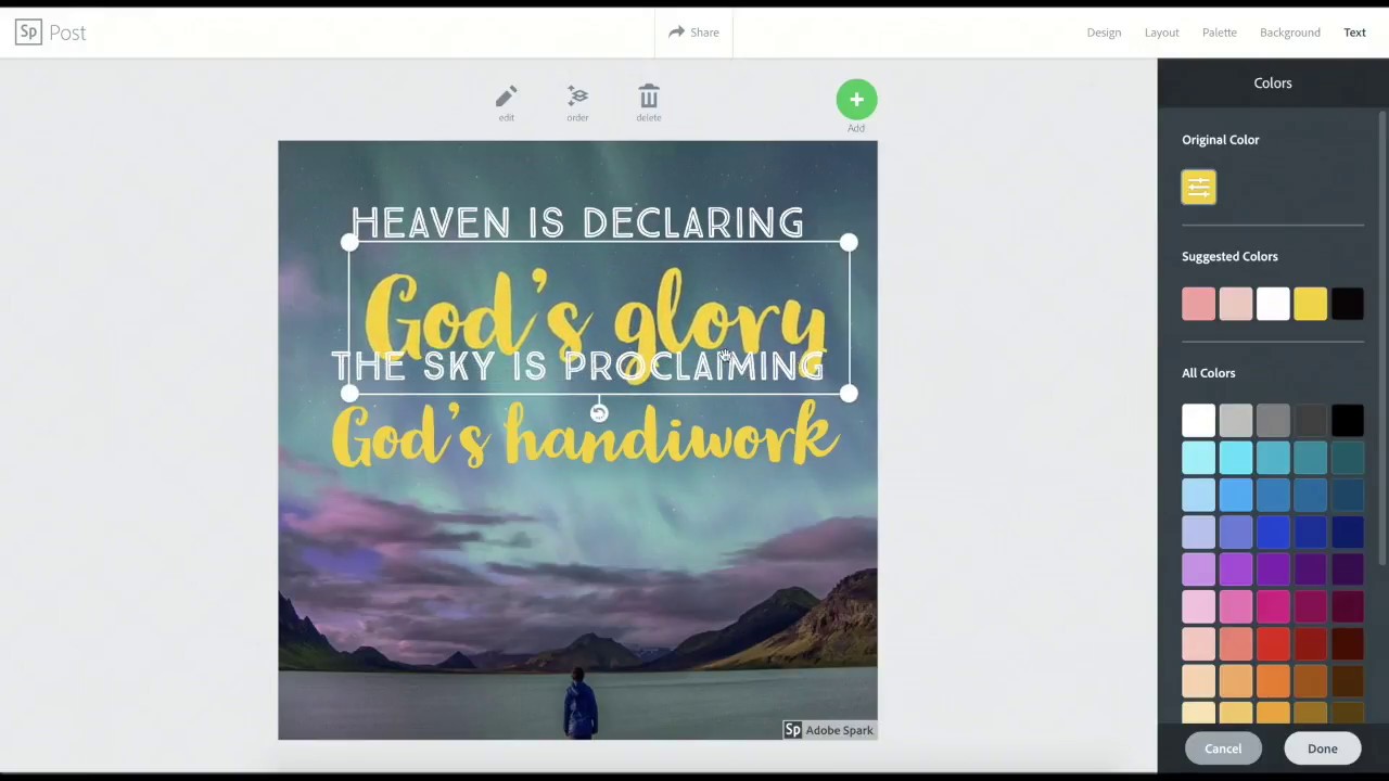 How to use Adobe Spark for easy church graphic design