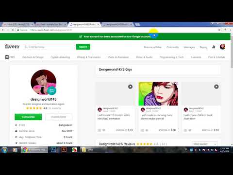 How to Create a Fiverr Account as a graphic designer and GIGS In Hindi