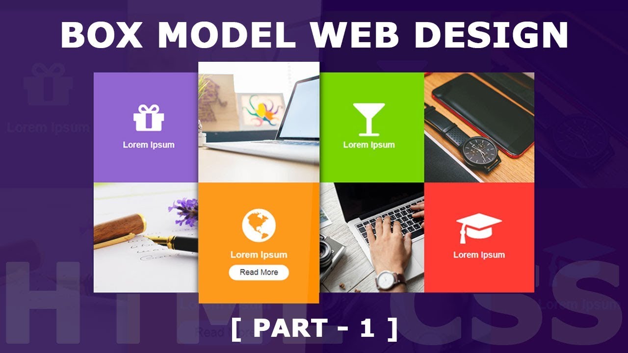 Responsive Box Model Web Design – Part 1 – Html5 CSS3 Responsive Design Tutorial Using Media Query