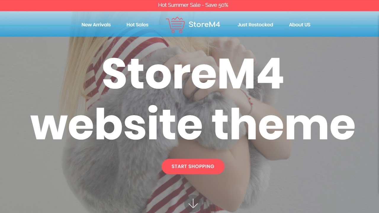 StoreM4 Website Template | Awesome Mobirise Website Design!