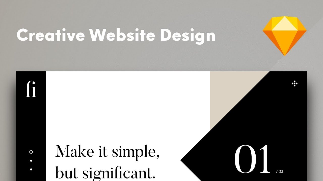 Creative Agency Website Design | Figura (UI Design in Sketch #04)