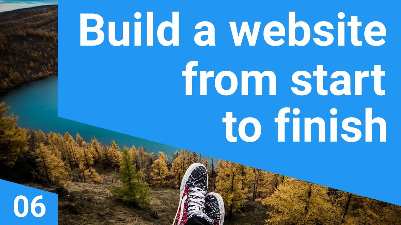 Build a repsonsive website tutorial 6 – Design the website header