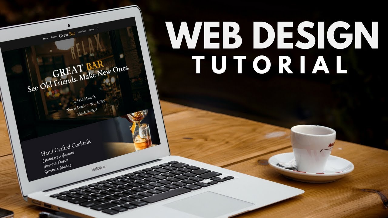 Web Design Tutorial: How To Build a WordPress Website for a Restaurant Bar a Divi Theme Tutorial