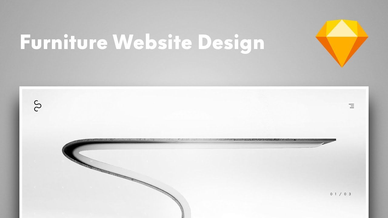 Furniture Website Design | CCC (UI Design in Sketch #11)