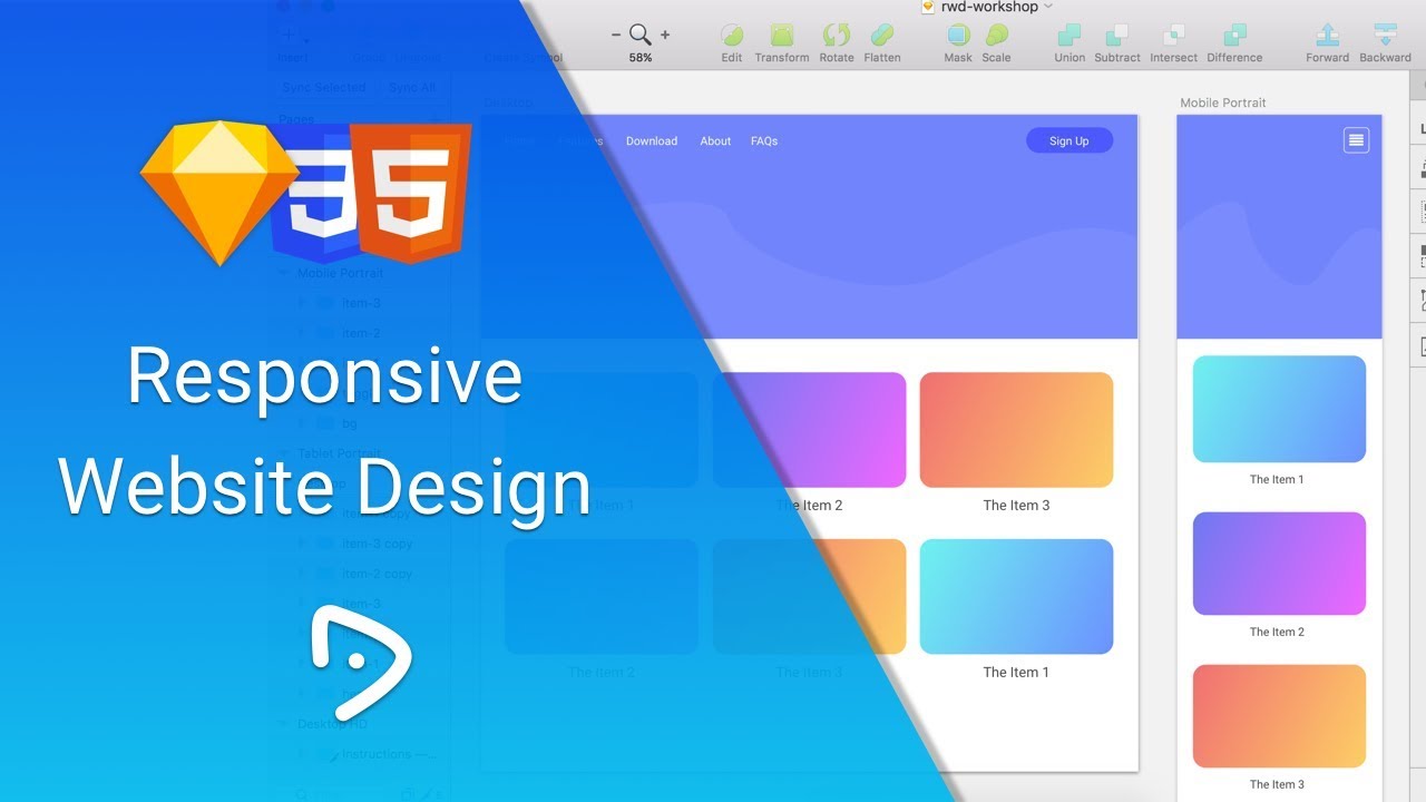 Design+Code – Responsive Website Design Tutorial Final