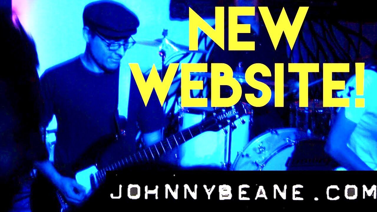 Brand NEW website design over at johnnybeane.com