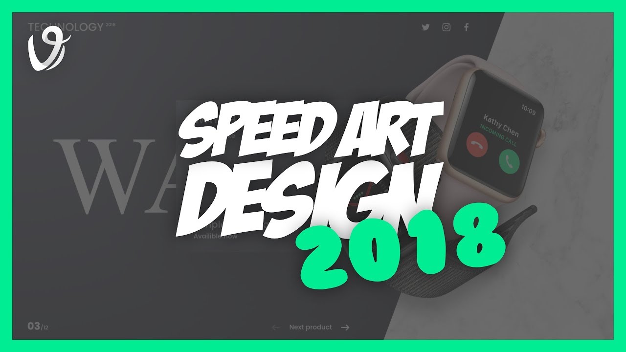 Web Design Speed Art 2018 – Apple Watch Website | Affinity Designer
