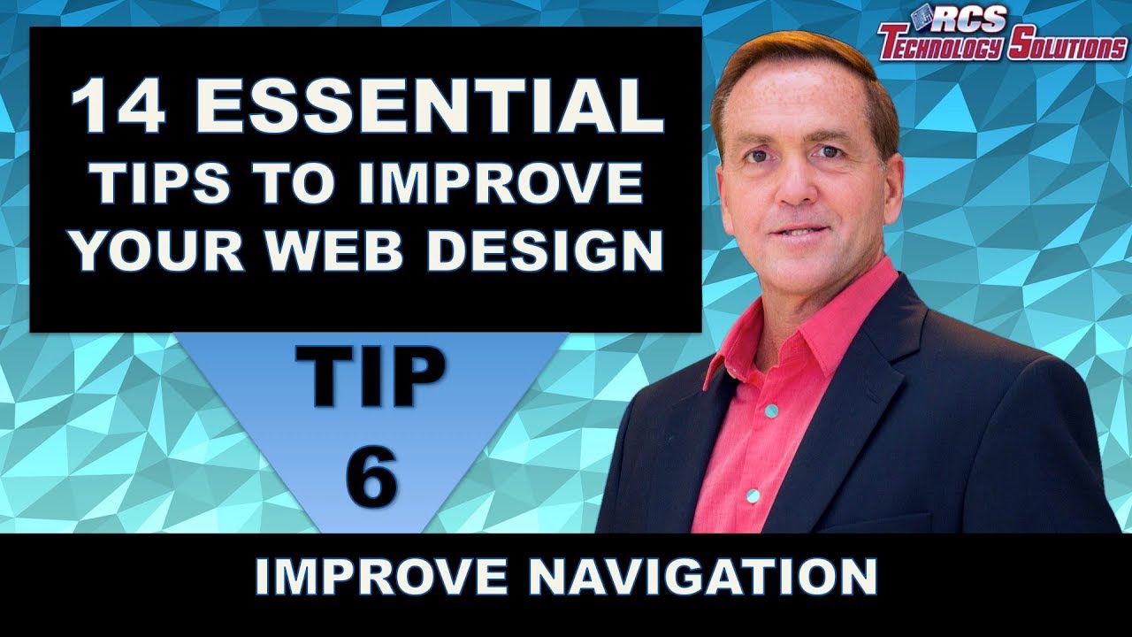 Website Design Boston, 14 Website Design Tips, Tip #6 Improve Navigation