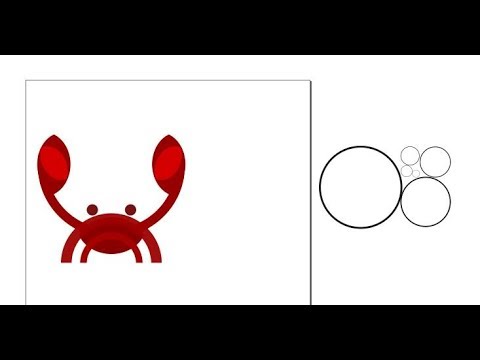 how to create crab logo  with golden ratio   graphic design tutorial