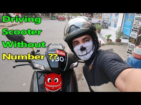 Driving Without Number | Graphic Design | TVS | Ntorq | VBO Vlogs | 2018
