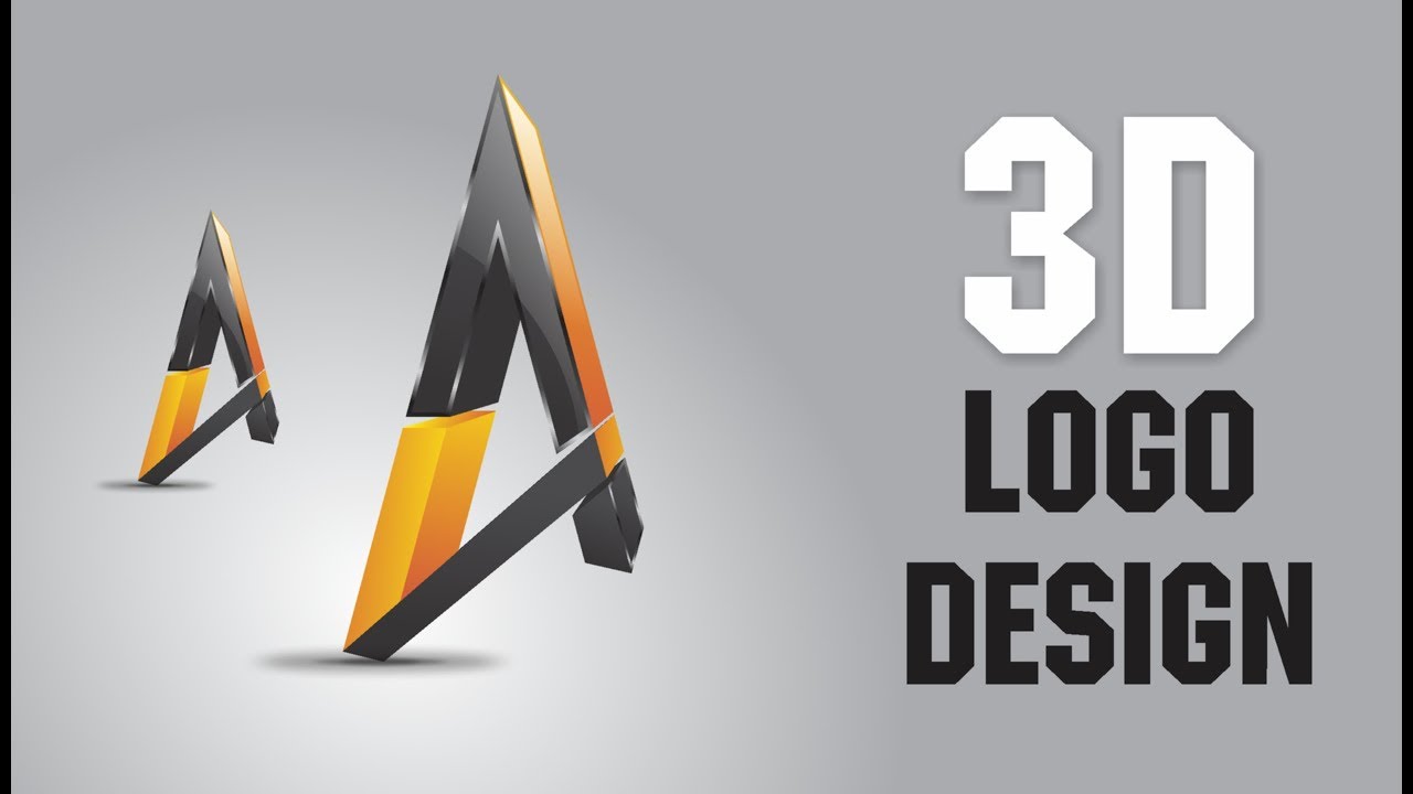 3D Logo – Design in Coreldraw x7 # 1