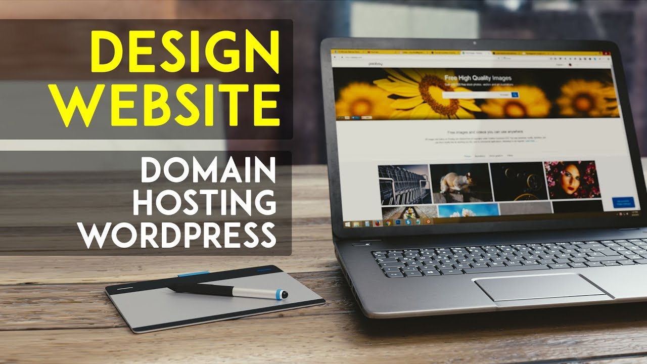 Website Design with Domain, Hosting, and WordPress in 5 Minutes (2018)