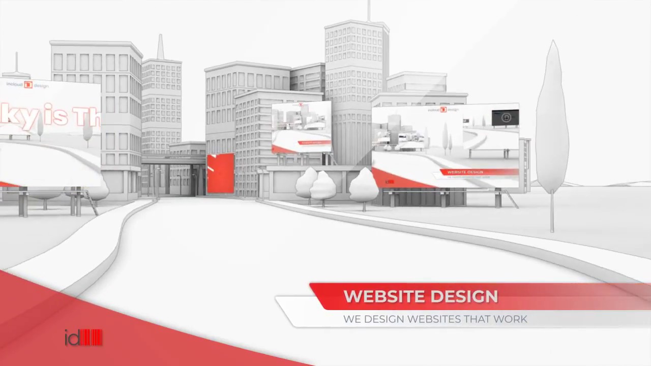 Incloud Design After Effects Presentation – Website Design Motion Graphics