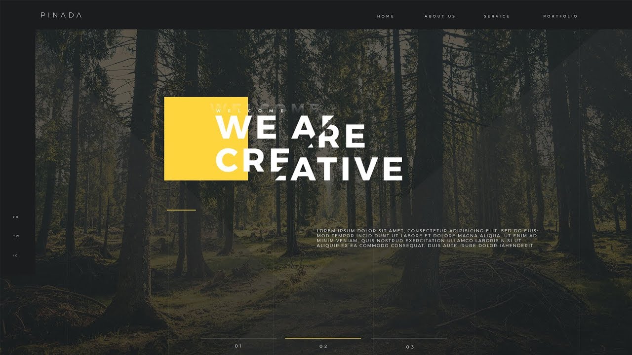Web Design Speed Art – Clean Website # 16 (Photoshop)