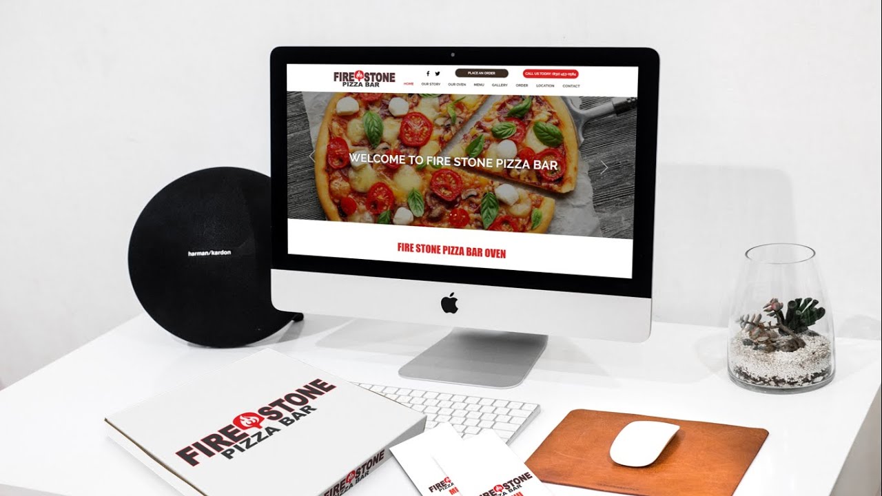 Fire Stone Pizza Bar | Website Design Project