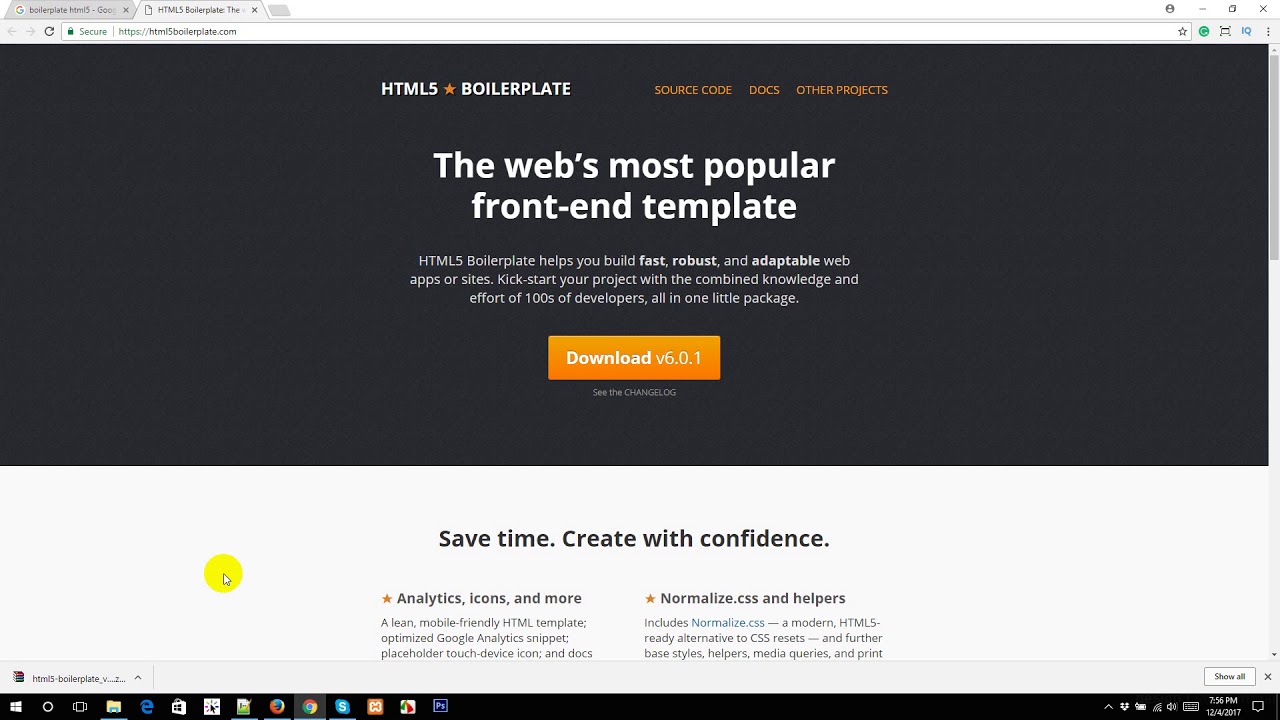 Web Design Bangla Tutorial | Part-40 | PSD to HTML | HTML Quick Start Pack