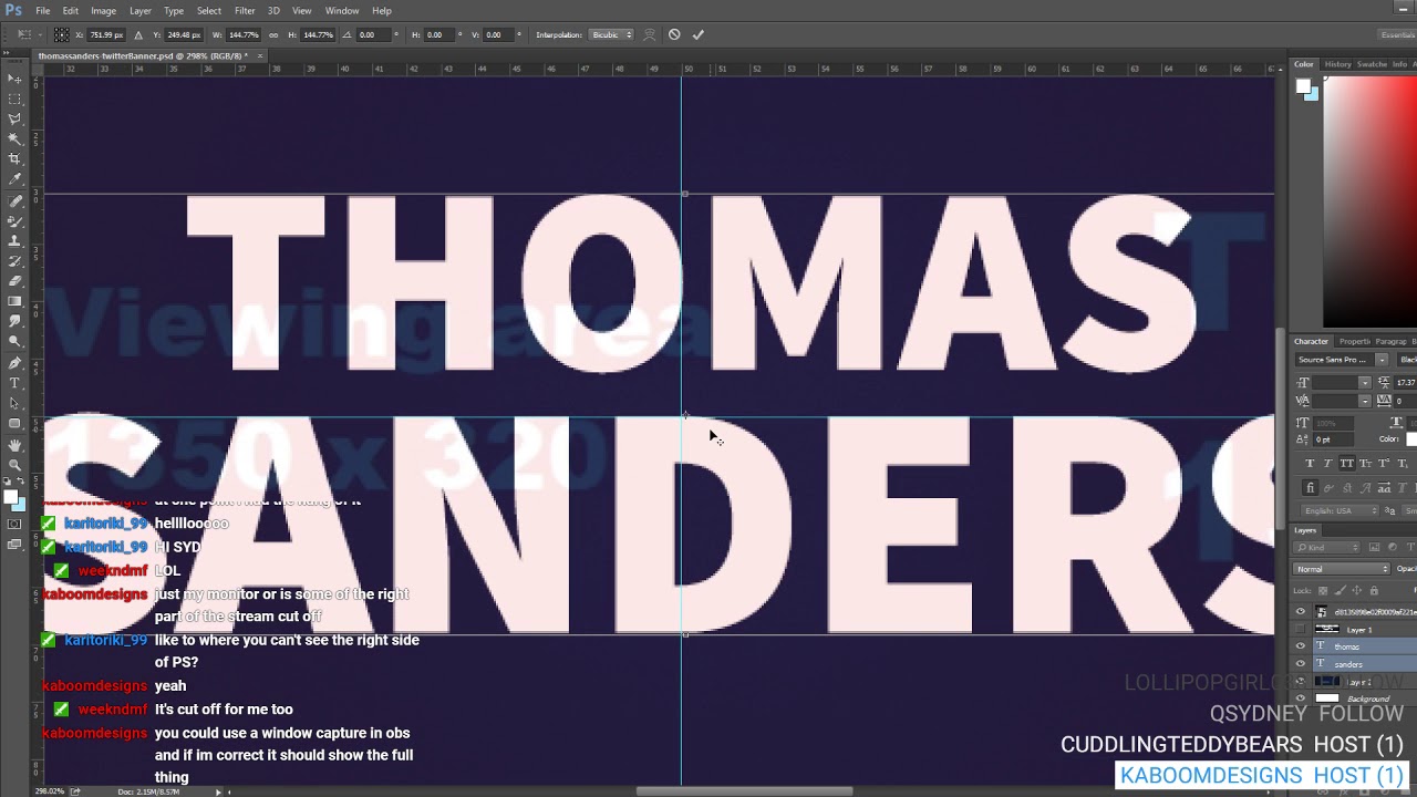 [TWITCH] THOMAS SANDERS – Twitter Banner || GRAPHIC DESIGN FANART