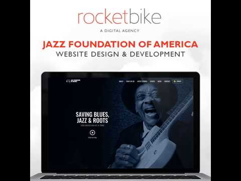 Jazz Foundation of America – Creative Non-Profit Website Design with Animations