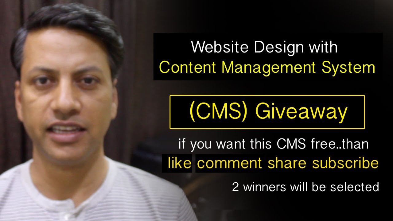 Website Design – Content Management System – CMS Giveaway