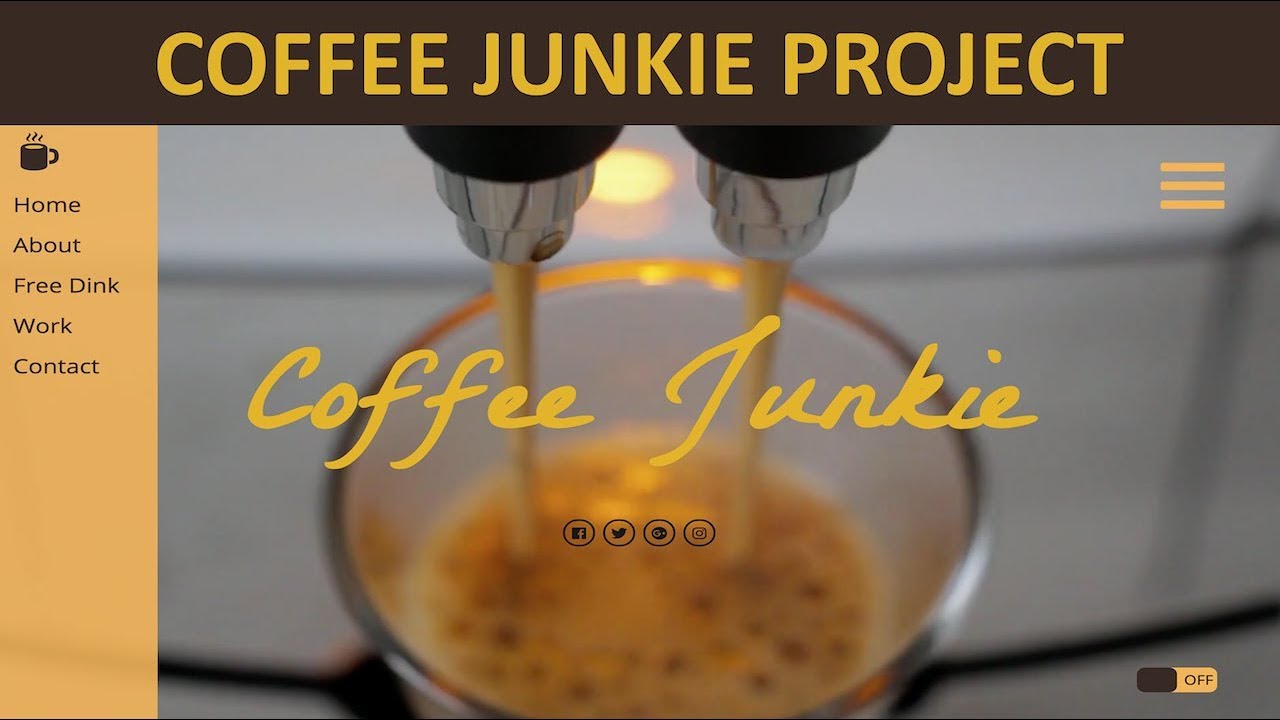 COFFE JUNKIE WEBSITE PROJECT