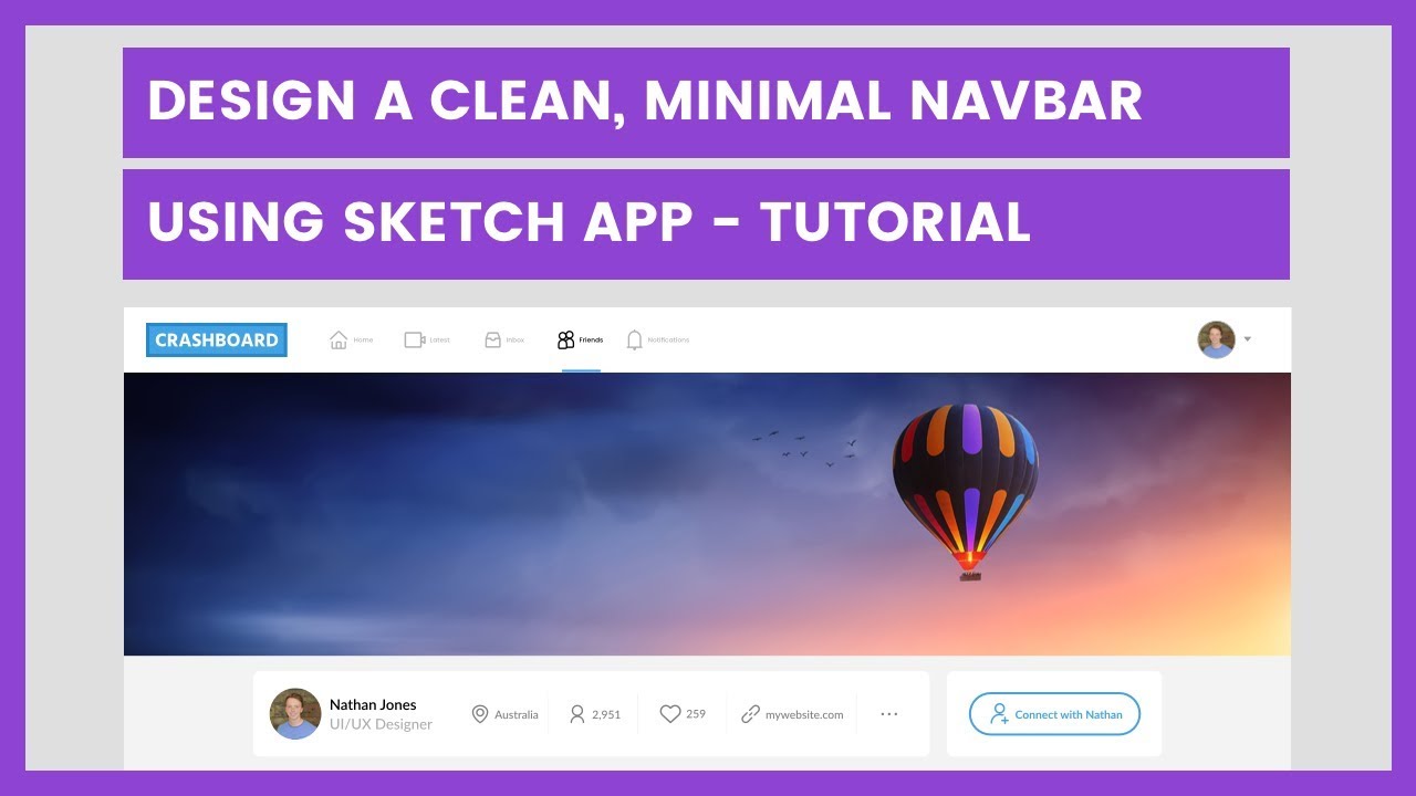 UI/UX | Create a Navbar Using Sketch App For Your Web Design