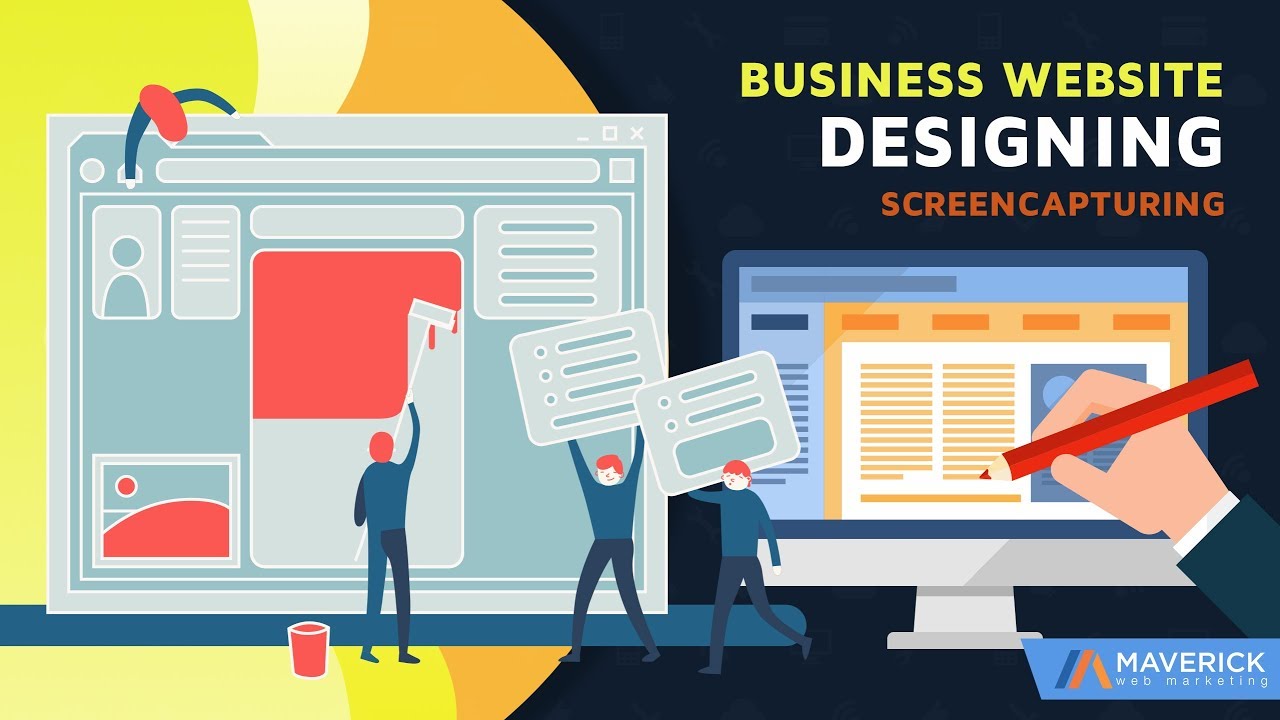 Business Website Designing – Screen Capturing