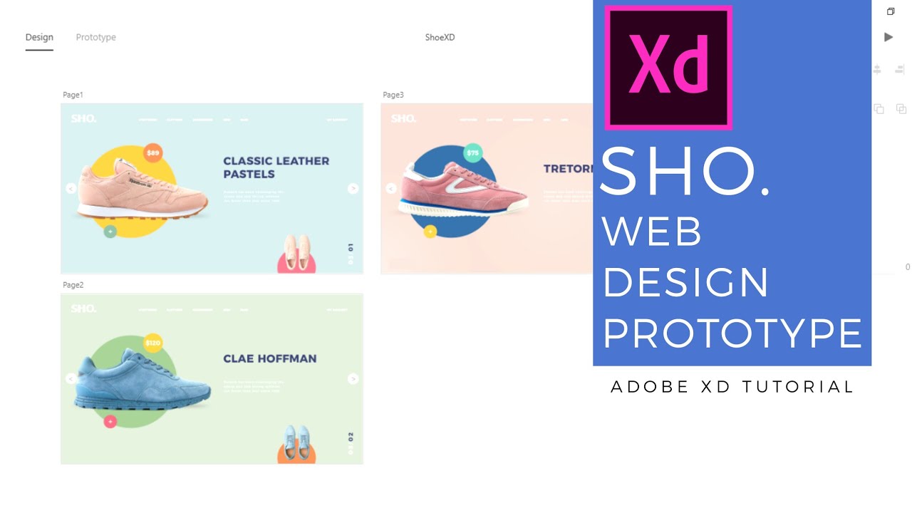Adobe XD Tutorial : How to Design & Prototype a Website