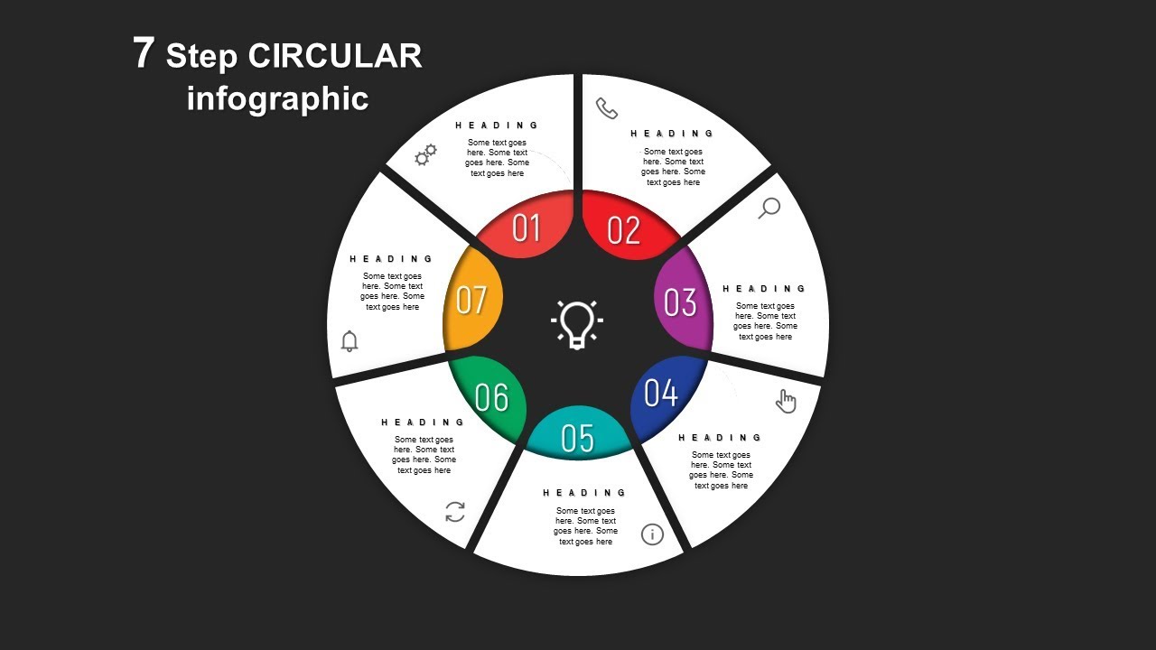 3.Create 7 step CIRCULAR infographic/PowerPoint Presentation/Graphic Design/Free Template