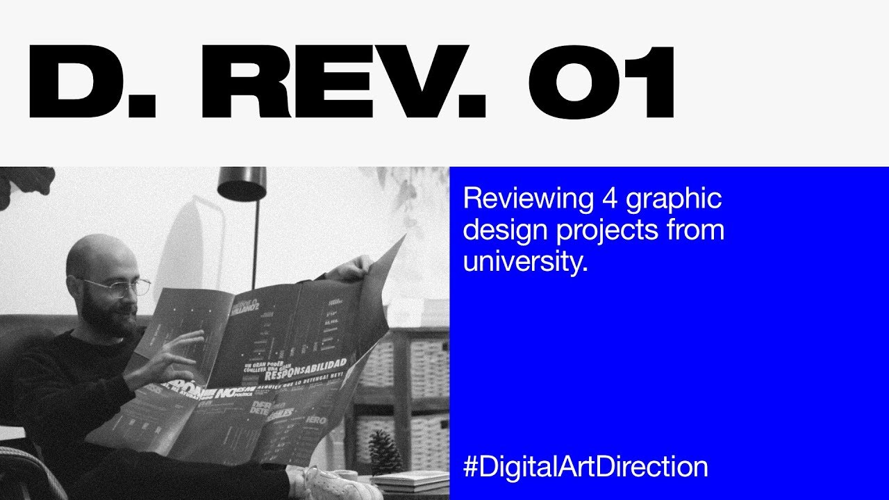 Reviewing 4 graphic design projects from university (Design Review 01)