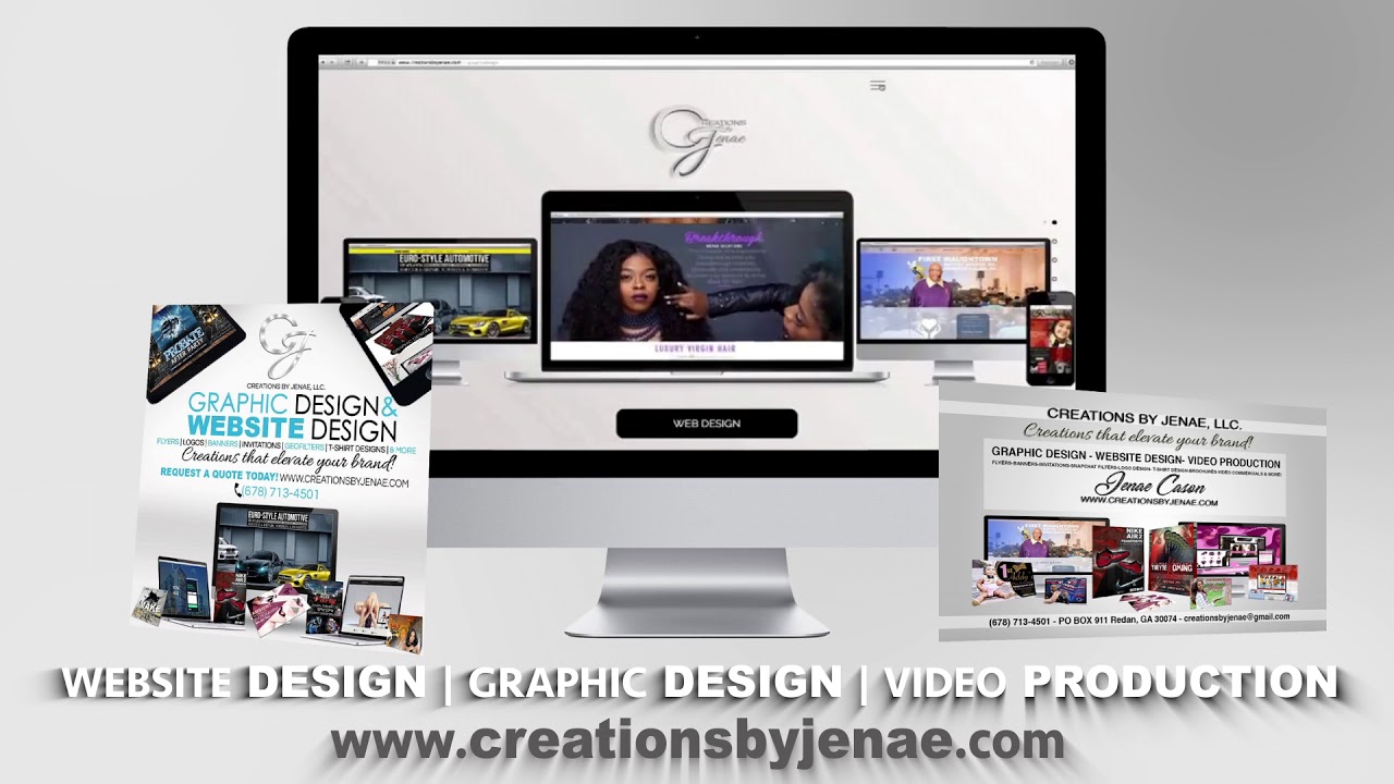 Creations By Jenae, LLC. Website Design