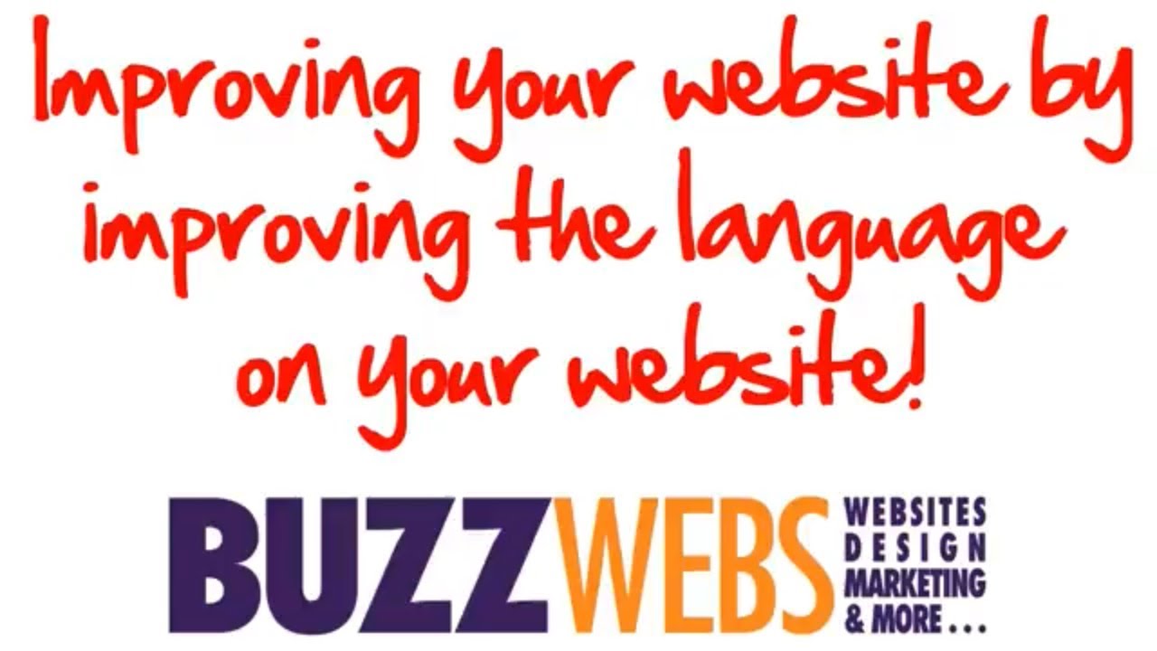Improving your website by improving the language on your website
