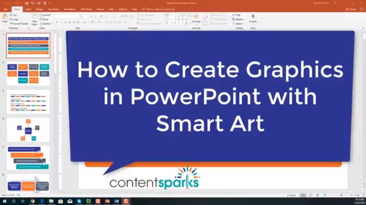 How to Create Graphics in PowerPoint with Smart Art – Give Your Online Courses Visual Zing