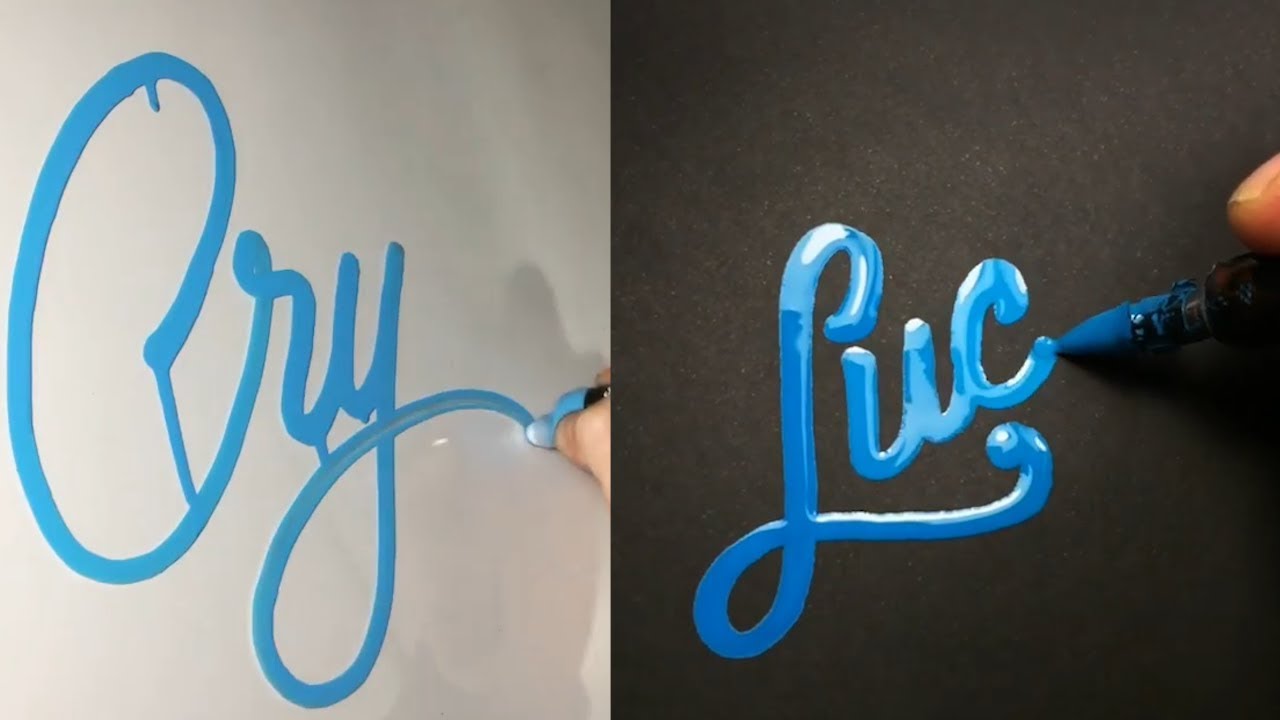 Graphic Artist Uses The Coolest Techniques For Lettering