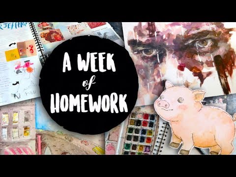 A Week of A Level Art and Graphics Work – Ep 4