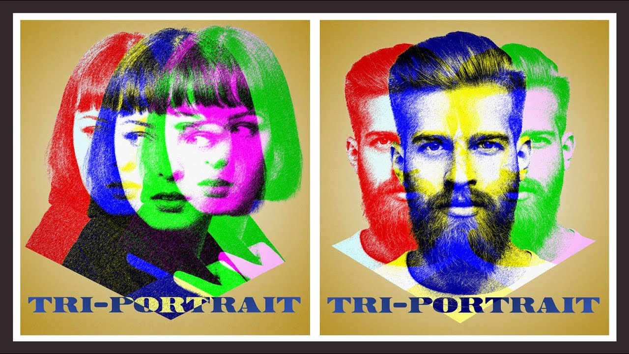 Photoshop: How to Create a Tri-Portrait Poster Design of Your Face.