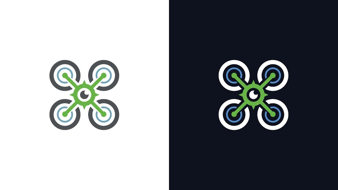 How to Design a Drone Logo – Professional Logo Design in Adobe Illustrator Bangla Tutorial